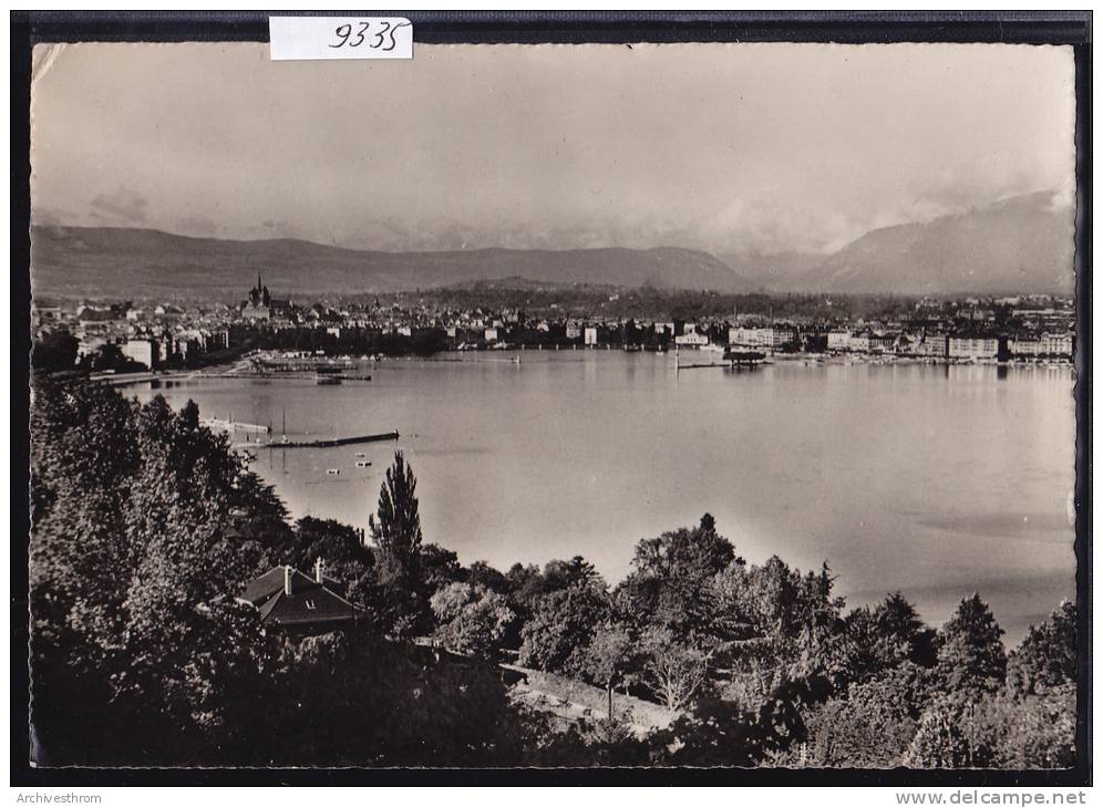 Genève - La Rade Depuis Cologny ; Form. 10 / 14.5 (9335) - Cologny