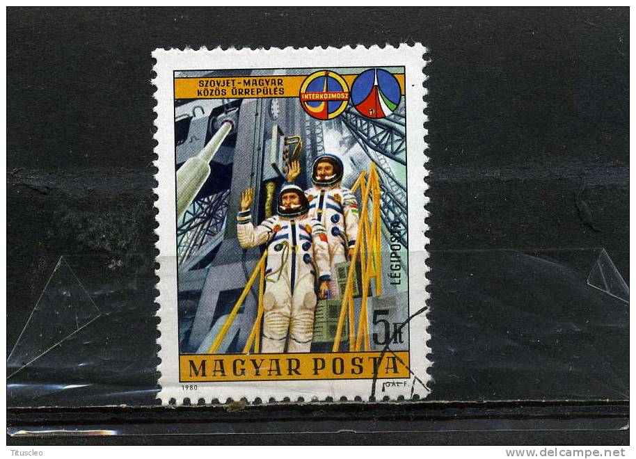 HONGRIE Aer428°  5fo Vol Spacial Soviéto Hongrois (10% De La Cote + 0,15€) - Used Stamps