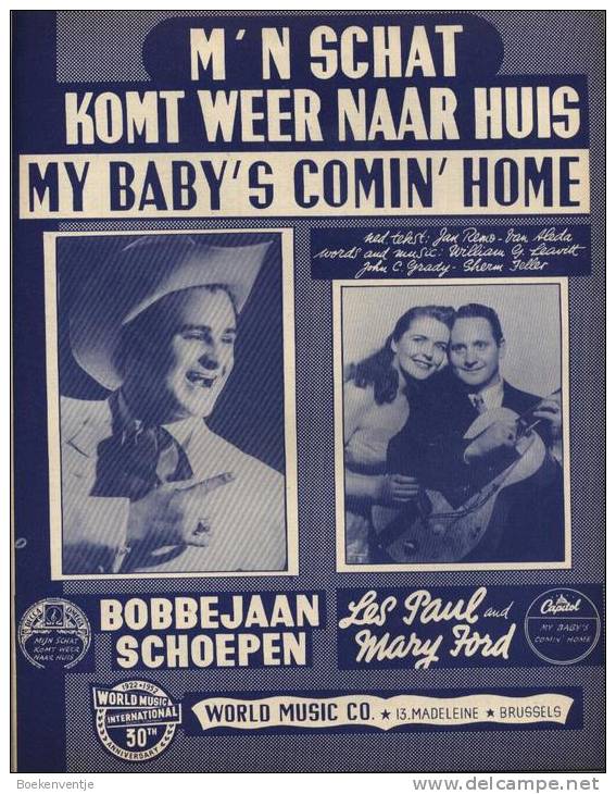 M'n Schat Komt Weer Naar Huis - My Baby's Comin' Home - Choral