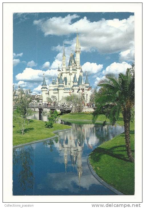 Cp, Etats-Unis, W. Disny World, Fairy-Tale Castle, Voyagée 1987 - Orlando