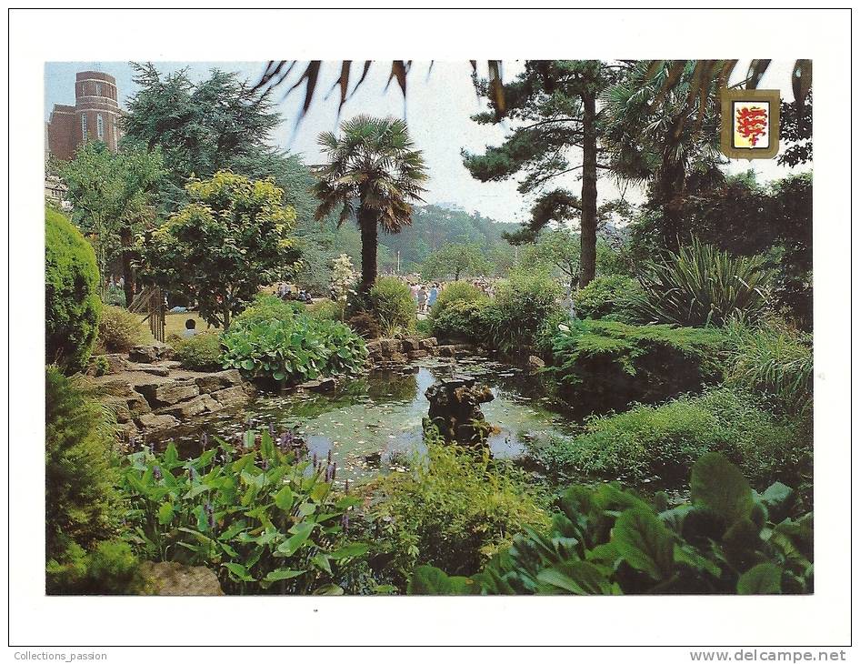 Cp, Angleterre, Bournemouth, Lily Pond, Central Gardens - Bournemouth (depuis 1972)