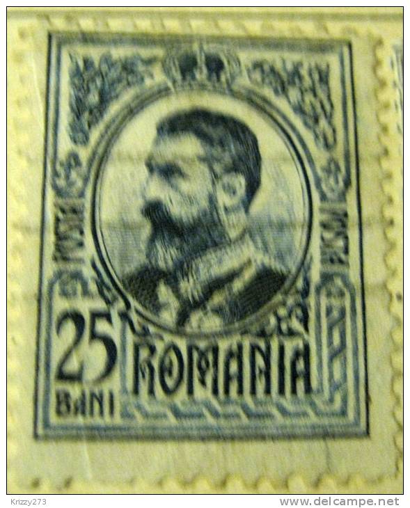 Romania 1908 King Charles I 25b - Used - Usati