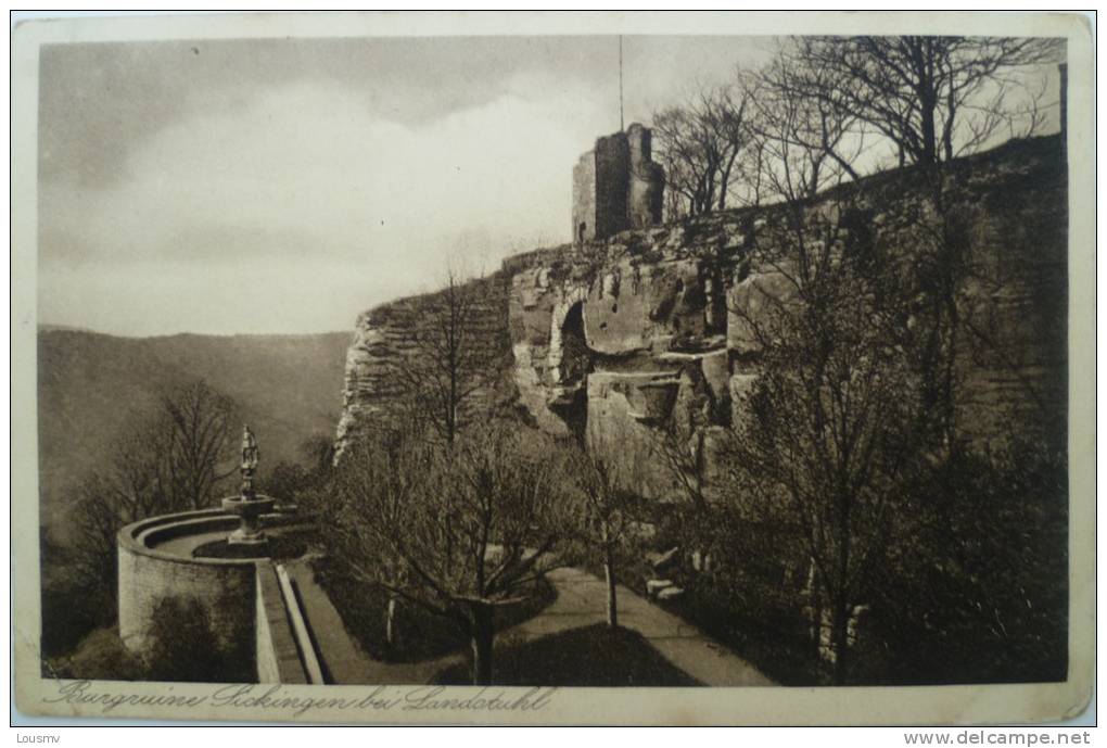 Deutschland : Landstuhl - Burgruine Sickingen - Landstuhl