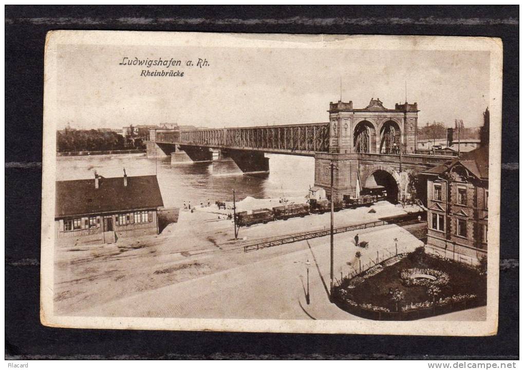 30164    Germania,   Ludwigshafen  A.  Rh.,  Rheinbrucke,  NV  (scritta) - Ludwigshafen