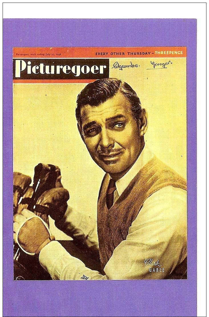 Nostalgia Series Postcard Actor Clark Gable  1948 - Actors