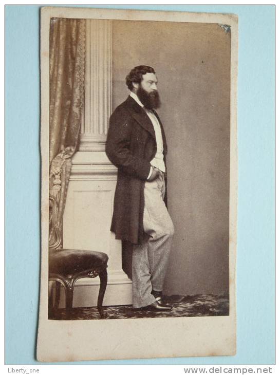 MAN / HOMME (?) Identify ( CDV Phot. VERNON HEATH - LONDON Anno ? / Zie Foto Voor Details ) ! - Old (before 1900)