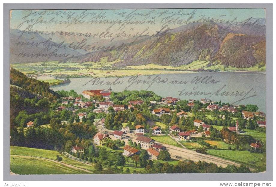 DE Bay TEGERNSEE 1912-08-13 Foto Würthle&Sohn #1466 - Tegernsee