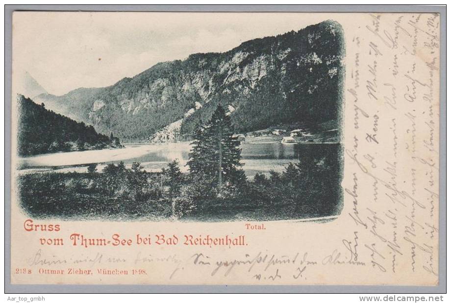 DE Bay BAD REICHENHALL Thumsee 1899-04-26 Foto O.Zieher #2138 - Bad Reichenhall