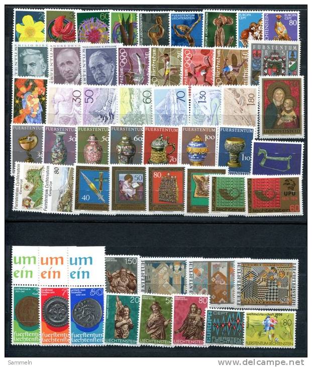 0544 - LIECHTENSTEIN - Lot Mit Postfrischen Marken Postpreis Sfrs 36,95 - Mnh Stamps - Sammlungen