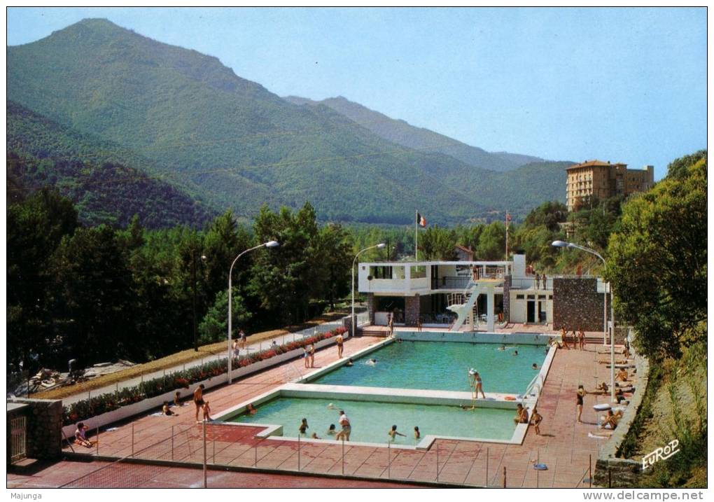 CPA - ROUSSILLON - LE VALLESPIR - AMELIE LES BAINS - STATION THERMALE - PISCINE - EUROP MI 476 - Roussillon