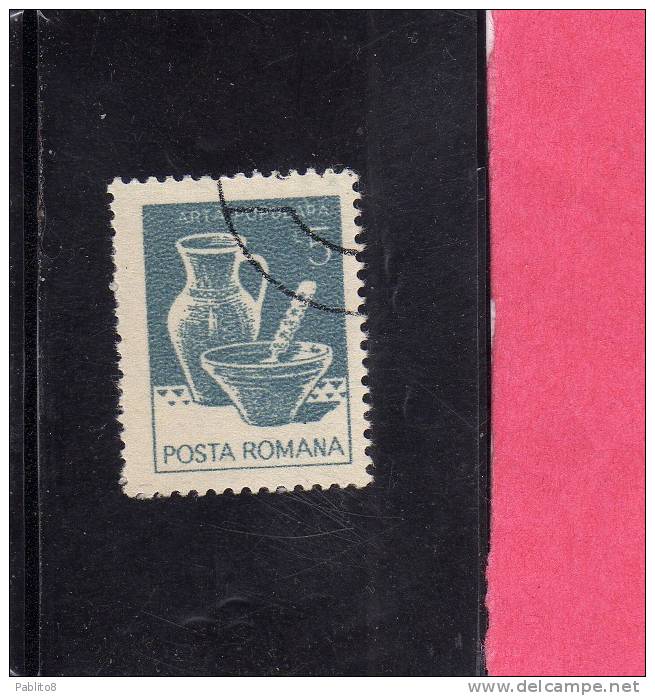 ROMANIA  - ROMANA 1982 POPULAR ART FOLKLORE - FOLCLORE ARTE POPOLARE USED - Gebraucht