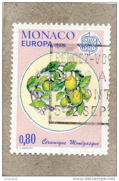 Monaco : EUROPA : Céramique Monégasque (motif Ctrons) - Artisanat - Poterie - Usados