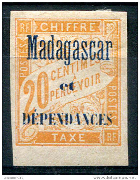 MADAGASCAR 1896 Taxe - Yv.3 (Mi.Porto 3, Sc.J3) MH (VF) - Postage Due