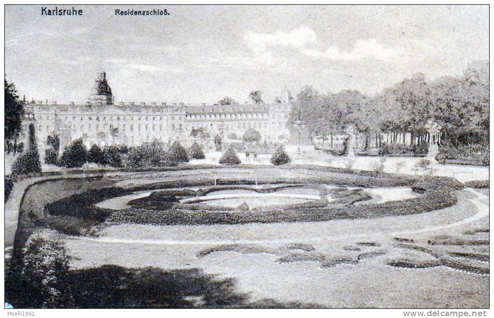 Karlsruhe, Residenzschloß, 1911 - Karlsruhe
