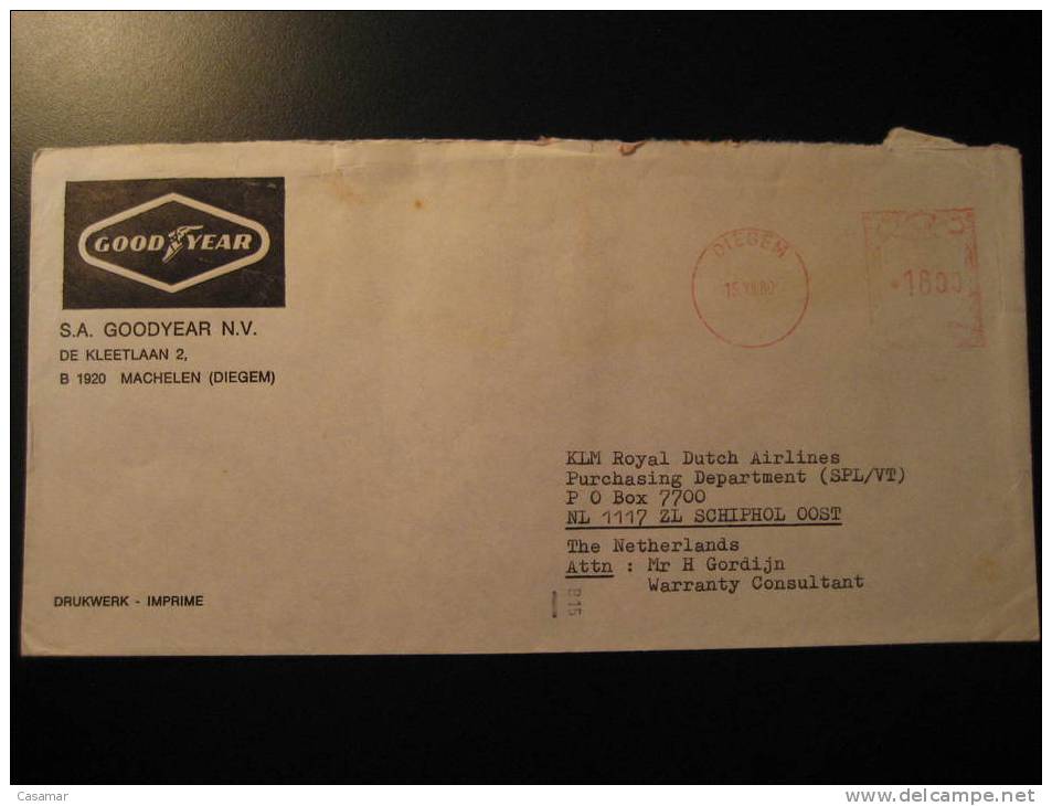 HOLLAND NETHERLANDS Diegem Machelen 1980 GOOD YEAR Rally Rallye Grand Prix Racing Course Voitures Motoring Automobile - Automobile