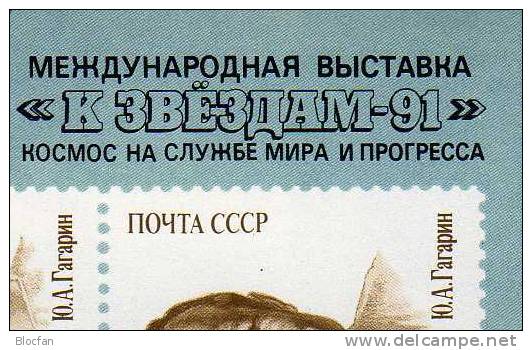 Special Set ASTRA´91 Sowjetunion 6185/8A,B,2xVB,Block 218 ,219 Plus Blue-print I/1991 ** 18€ Space Sheet Bf USSR CCCP SU - Colecciones