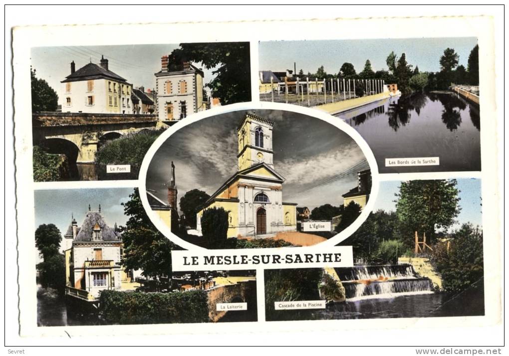 LE MESLE Sur SARTHE. -  Vues Multiples - Le Mêle-sur-Sarthe