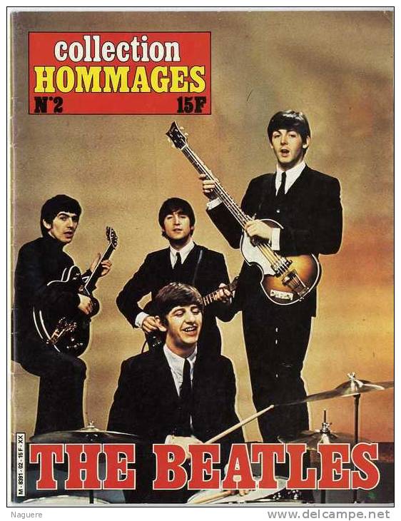 THE BEATLES  -  COLLECTION HOMMAGES  N°2  -  34 PAGES  -  NOMBREUSES PHOTOS  -  PARUTION ANNEE 1980 - Musique