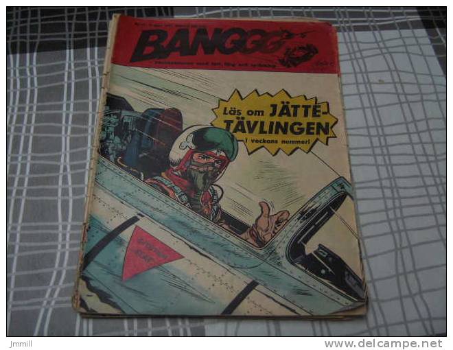 Weinberg : Dan Cooper Couverture Inédite Tintin Suede Année 1967  N° 12 BANGGG - Dan Cooper