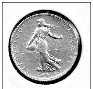 RARE--REVERS AVERS DÉCALÉ 10°--1 FRANC SEMEUSE ARGENT 1919---ETAT : SUP//SPL+ - Autres & Non Classés