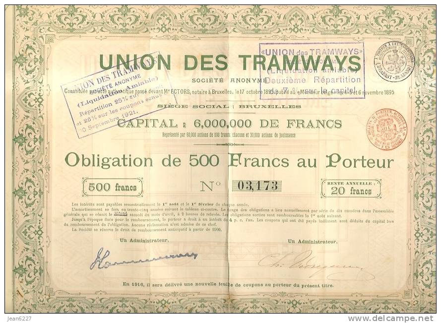 Union Des Tramways - Railway & Tramway