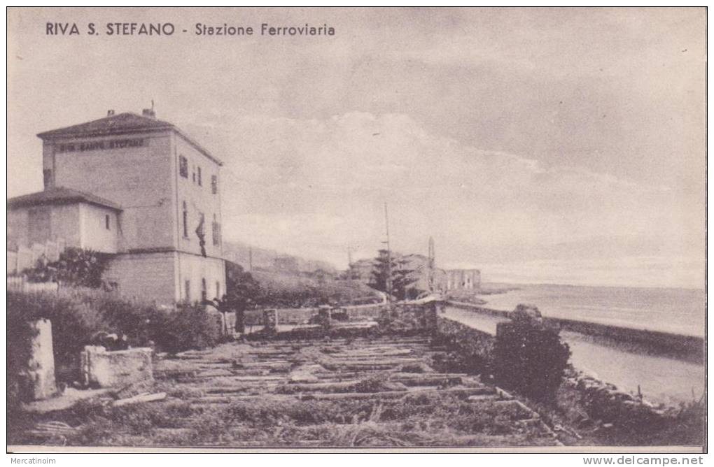 Imperia Riva Ligure Santo Stefano Al Mare Stazione Ferroviaria - Imperia