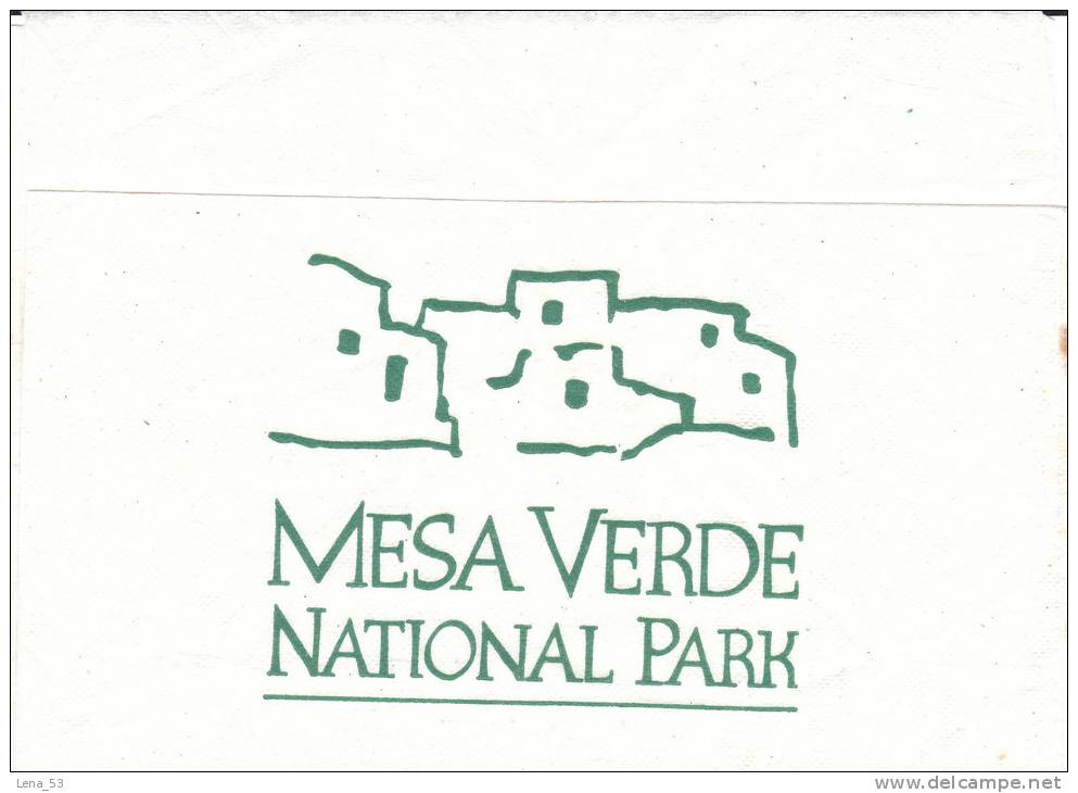 Serviette Papier MESA VERDE National Park - Serviettes Publicitaires