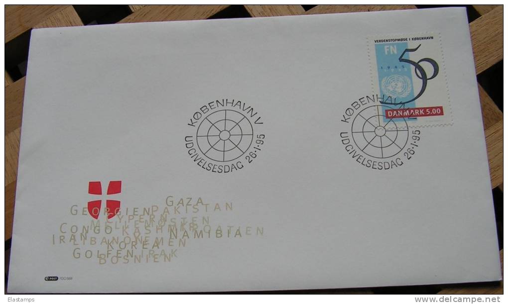 ==DK FDC 1995 - Lettres & Documents