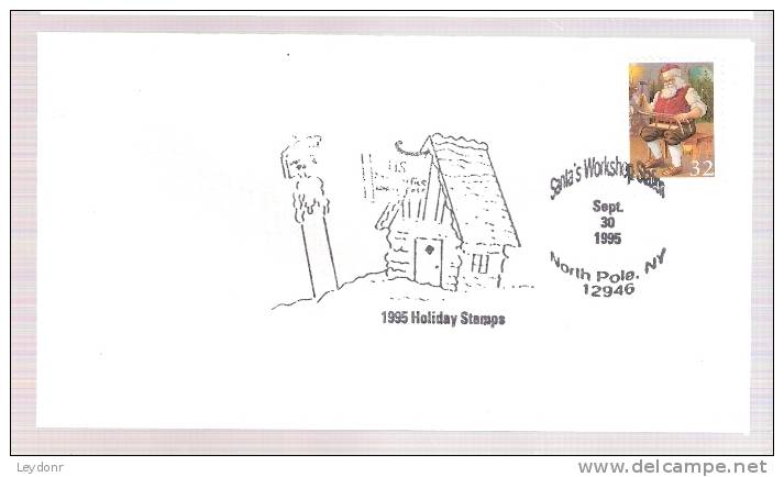 FDC Santa - Christmas 1995 - 1991-2000