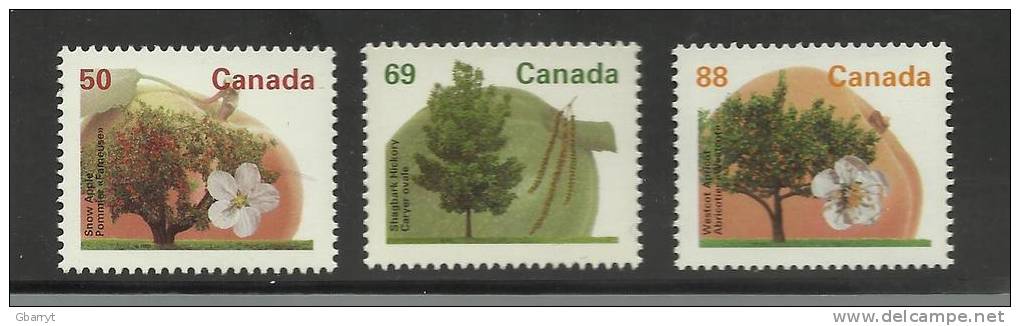 Canada Scott #  1365, 1369, 1373 MNH VF  Trees...............................c13 - Neufs