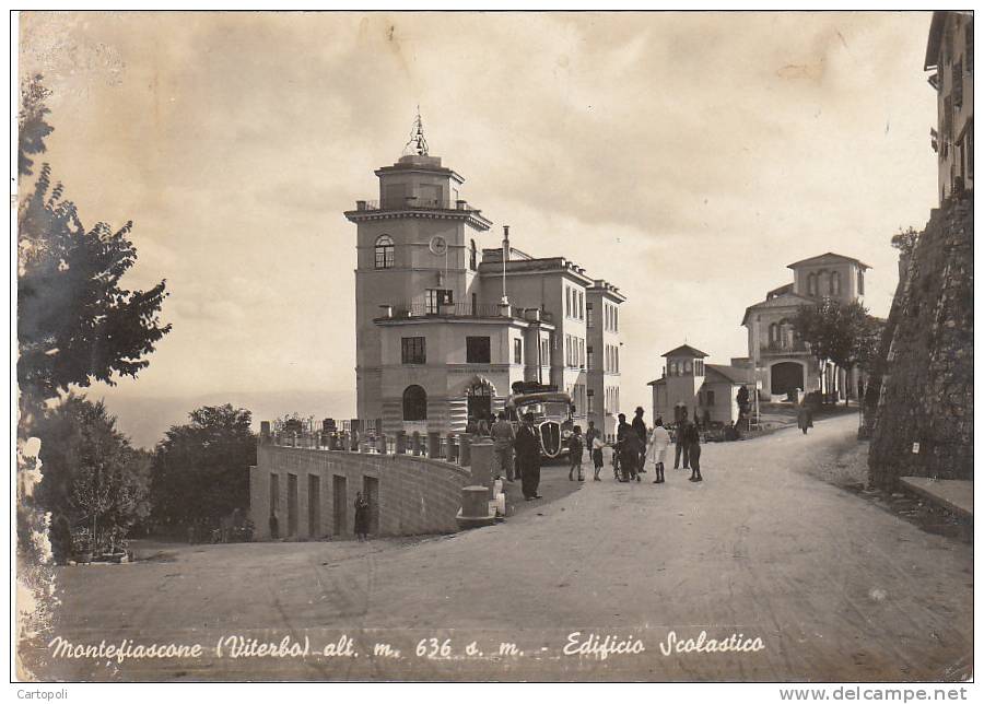 ^ MONTEFIASCONE VITERBO BUS SCUOLA EDIFICIO SCOLASTICO 152 - Viterbo