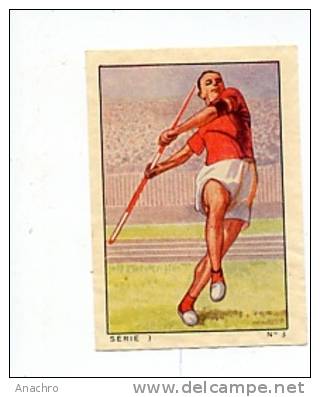 IMAGE ALBUM NESTLE / Série 3 Image N° 3  SPORTS  ATHLETISME "Lancement De JAVELOT " - Athletics