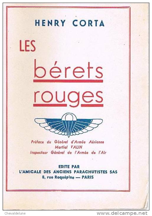 HENRY CORTA : LES BERETS ROUGES 1952 - Français