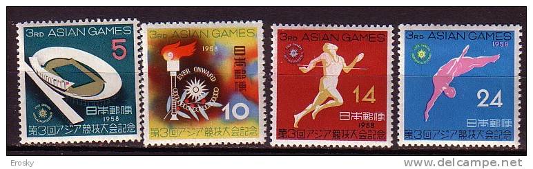 J2589 - JAPON JAPAN Yv N°603/06 ** SPORT - Nuevos