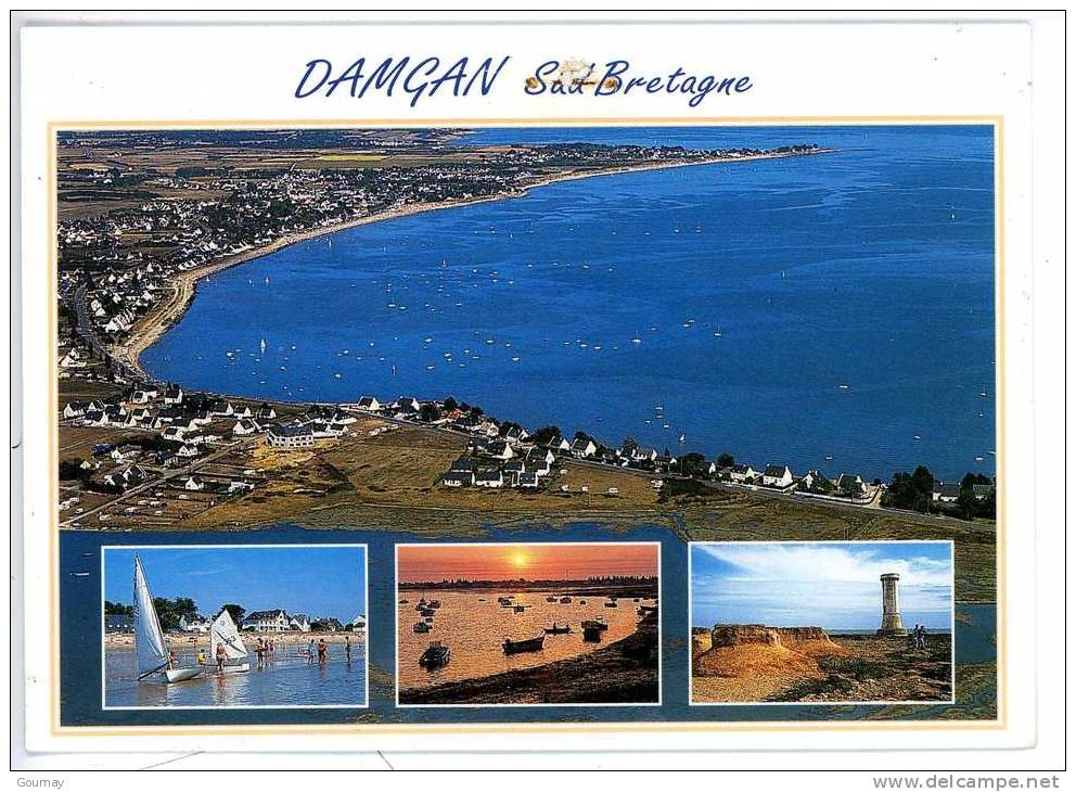 DAMGAN La Plage Le Port De Pénerf Et La Tour Des Anglais - Vue Aérienne Multivues - Damgan