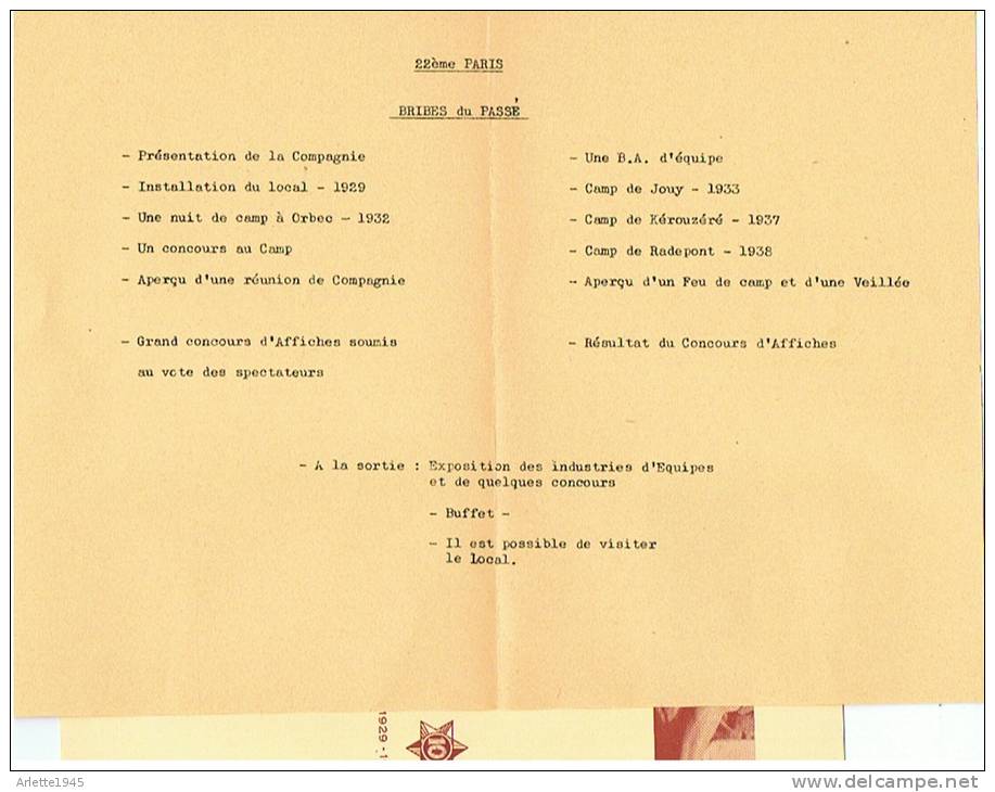 1929 - 1939  22em  PRIS  BRIBES Du PASSE - Padvinderij