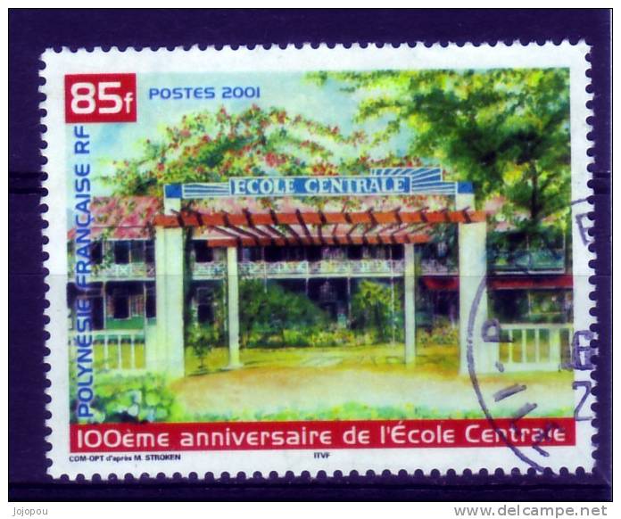 100° Anniversaire De L'école Centrale  -  Cachet Rond - Gebraucht