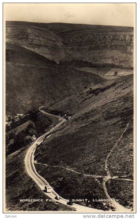 Horseshoe Pass From Summit - Llangollen - Denbighshire