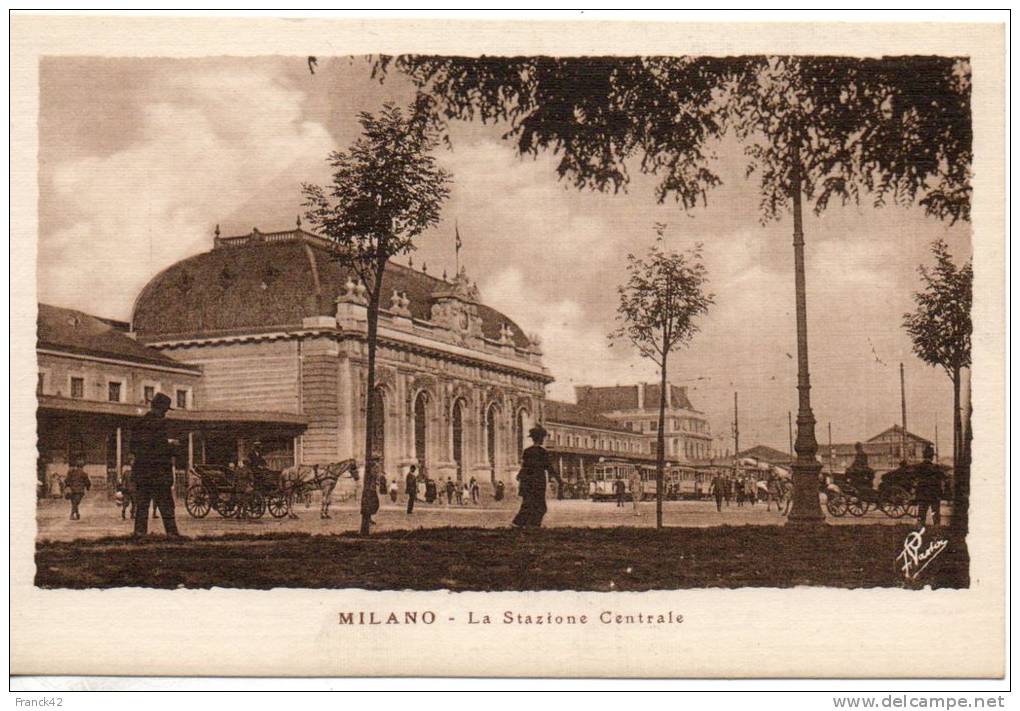 Italie. Milan. Gare Centrale - Milano (Milan)