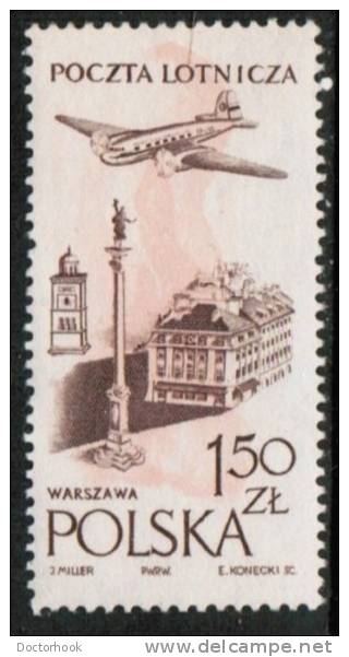 POLAND    Scott #  C 42**  VF MINT NH - Unused Stamps