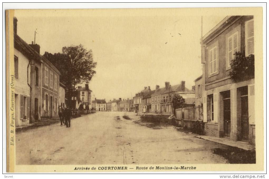 COURTOMER   - Route De Moulin La Marche. - Courtomer
