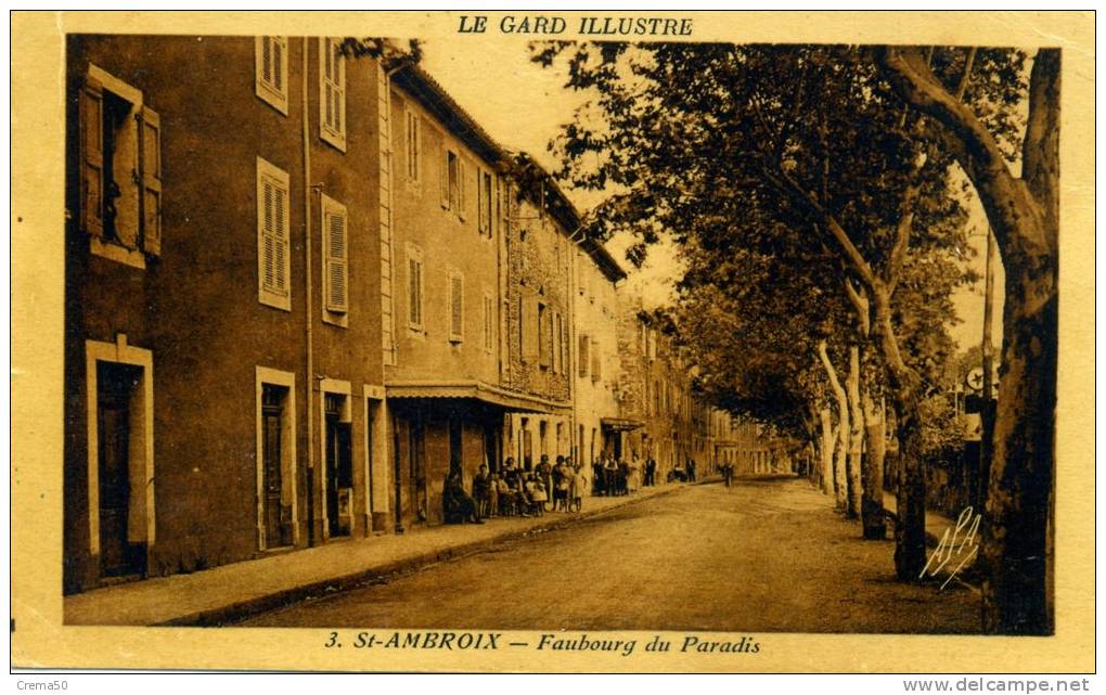 30 - SAINT AMBROIX - Faubourg Du Paradis - Saint-Ambroix