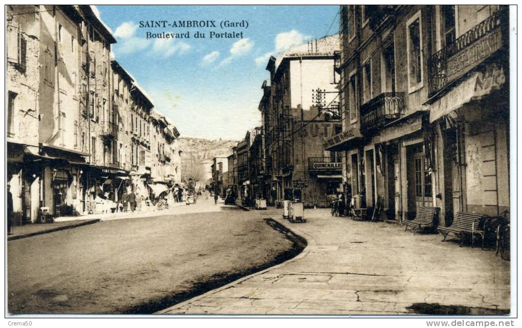 30 - SAINT AMBROIX - Boulevard Du Portalet - Saint-Ambroix