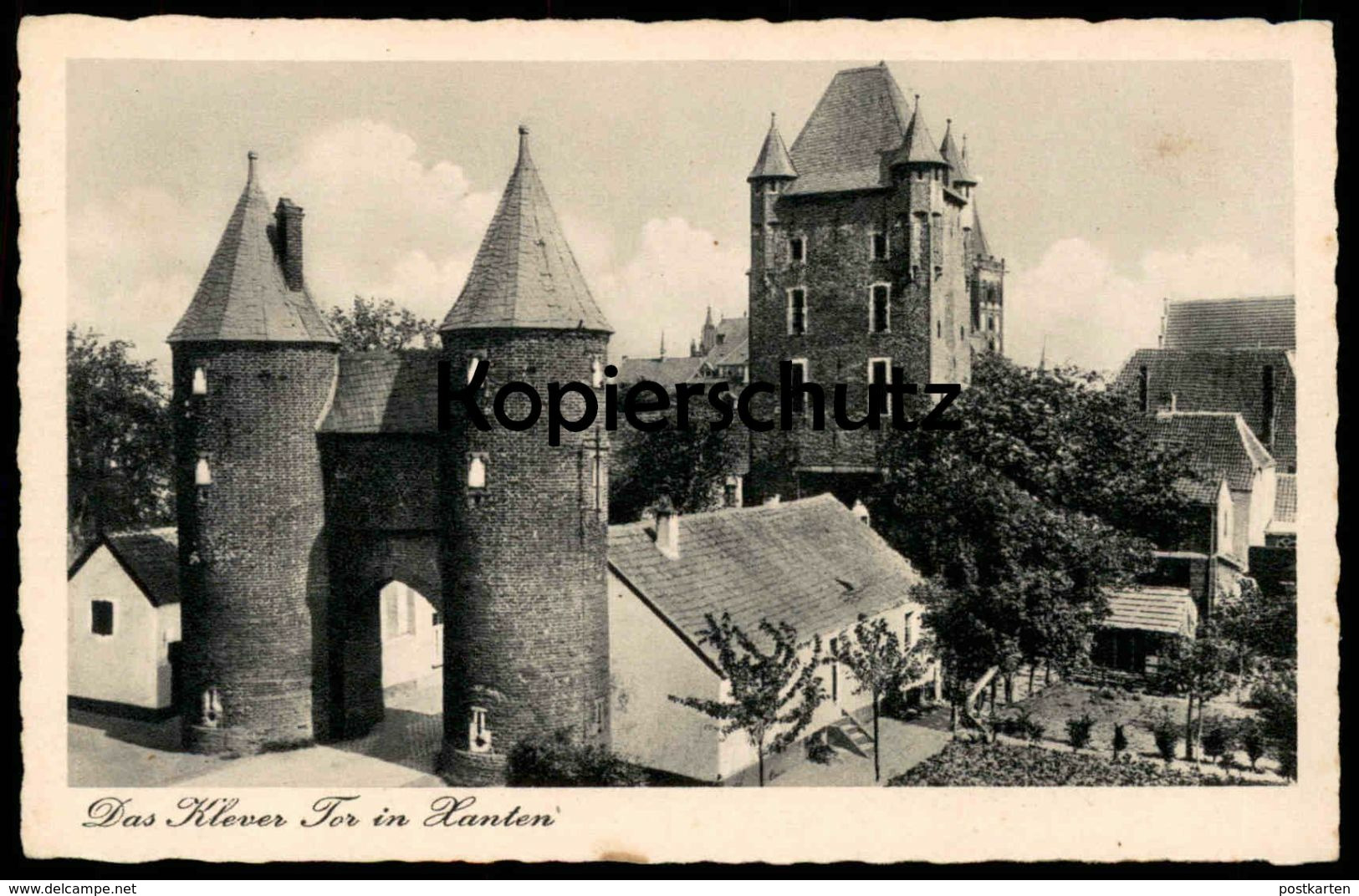 ALTE POSTKARTE DAS KLEVER TOR IN XANTEN Porta Clever Tor Stadttor Postcard Cpa AK Ansichtskarte - Xanten