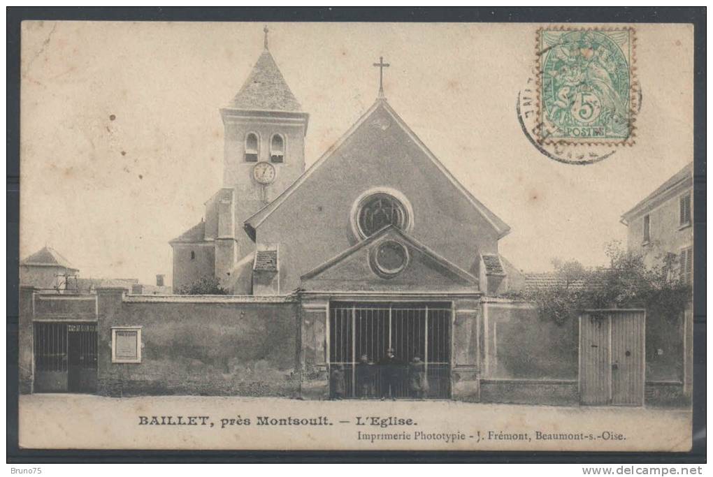 95 - BAILLET, Près Montsoult - L'Eglise - Montsoult