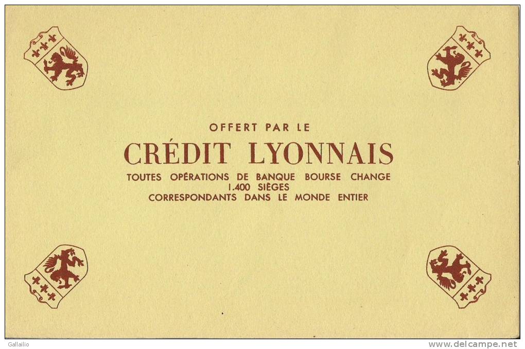 BUVARD OFFERT PAR LE CREDIT LYONNAIS - Bank & Versicherung