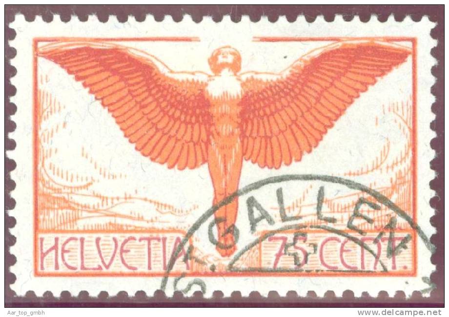 Schweiz Flugpost 1924 Zu#FP11 Mi#191x Gestempelt - Oblitérés