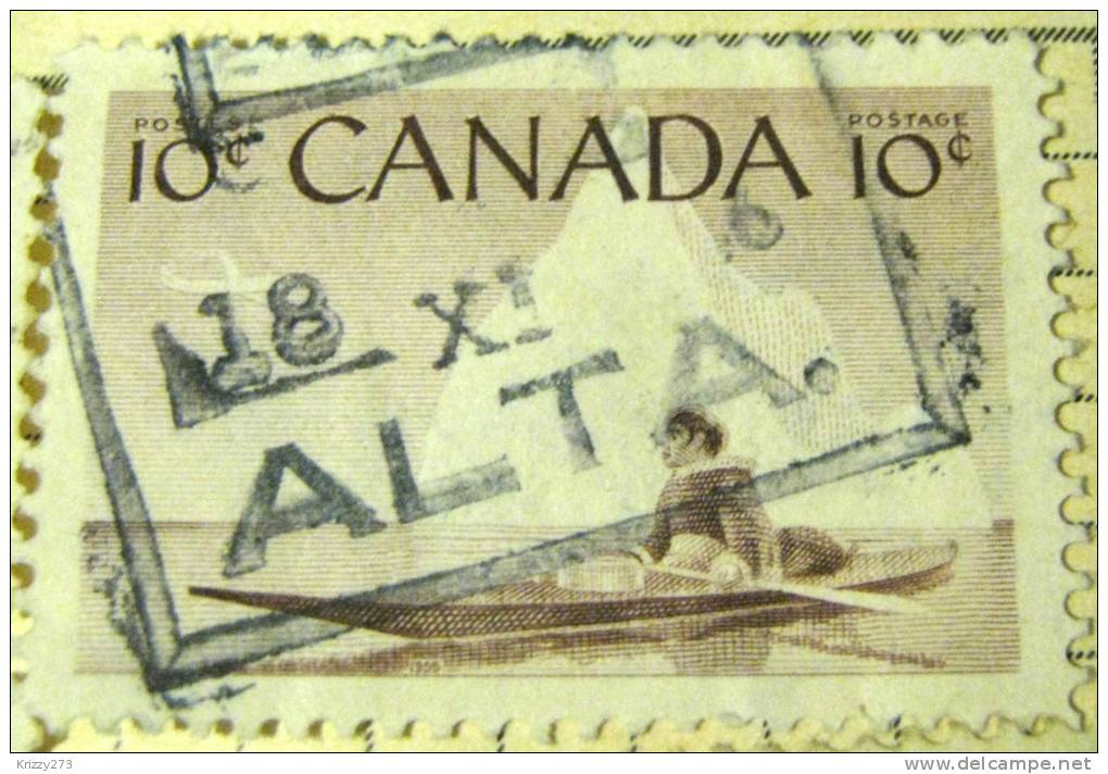 Canada 1953 Eskimo Hunter 10c - Used - Oblitérés