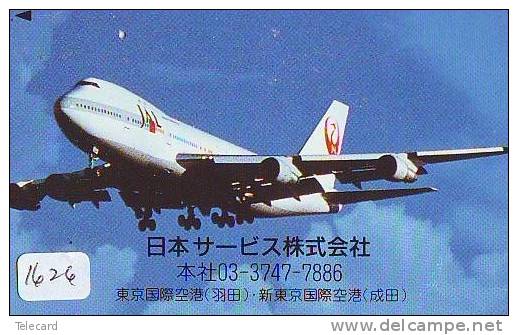 Télécarte Japon * JAL  (1626) Japan Phonecard Airplane - Flugzeug Avion * AIRLINES - Vliegtuigen