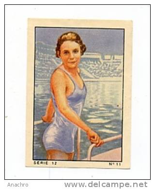 IMAGE ALBUM NESTLE / Série 12  Image N° 11  SPORTS NATATION " Louisette FLEURET " - Schwimmen